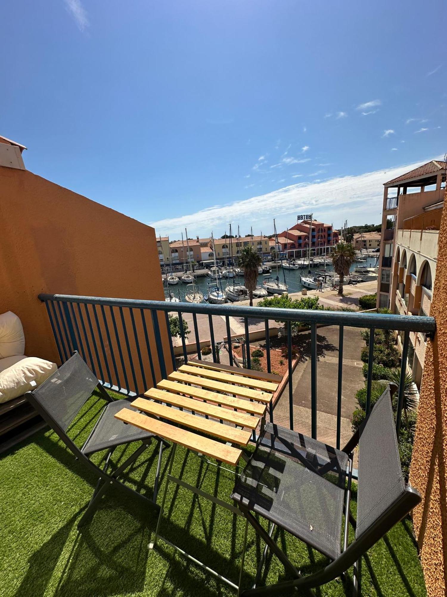 Appartement Vue Mer Sur Port De Leucate Climatise, Parking Gratuit, Linges Et Serviettes Inclus Exterior foto
